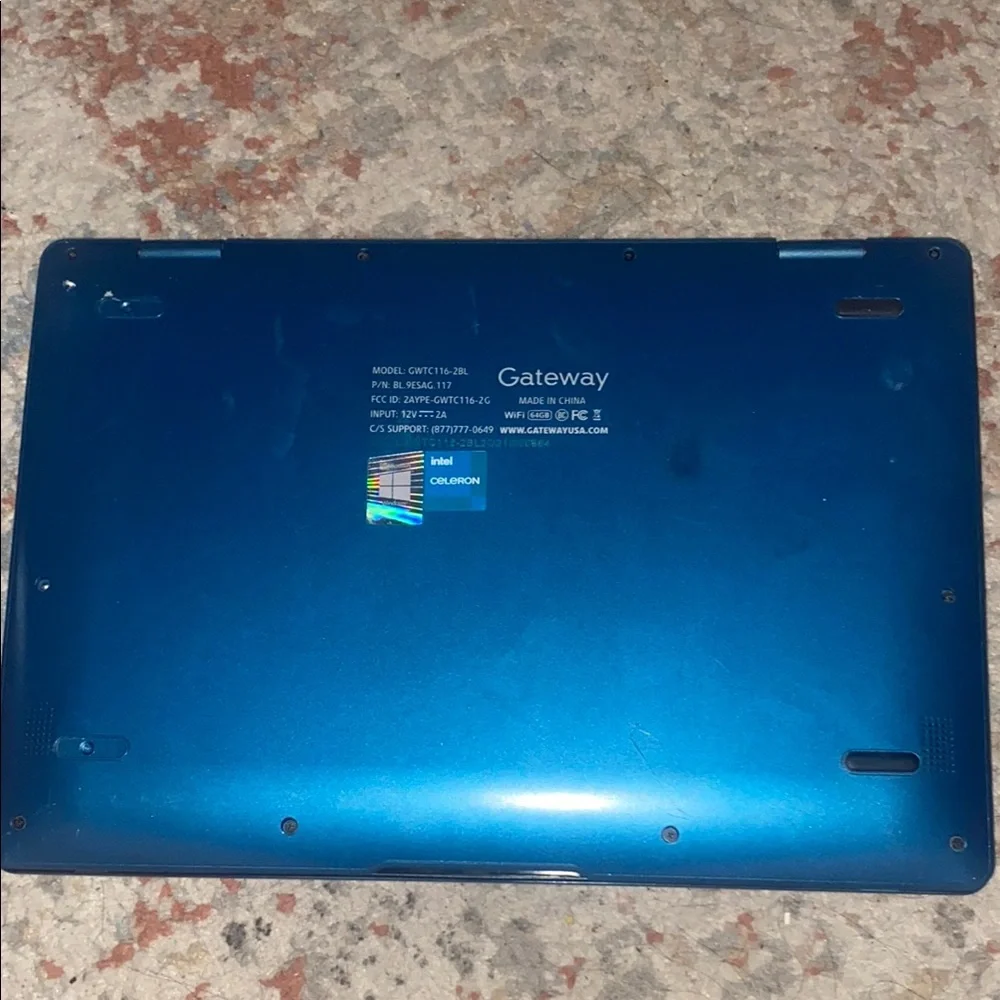 Blue Gateway Laptop